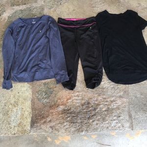 Bundle of old navy shirts and a pair of pants